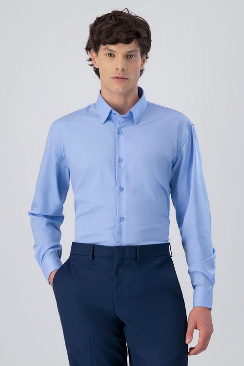 Camisa Formal Milk Touch Slim Fit