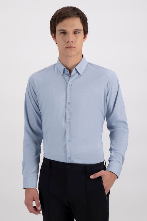 Camisa Formal Milk Touch Slim Fit