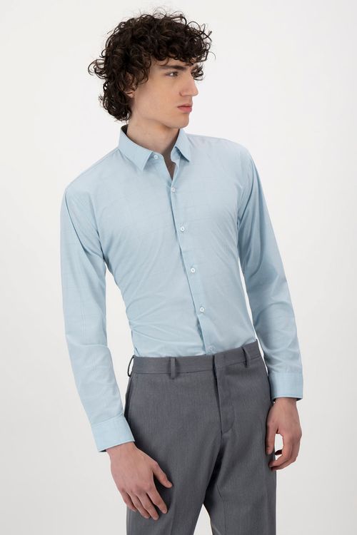 Camisa Formal Milk Touch Slim Fit Lmental