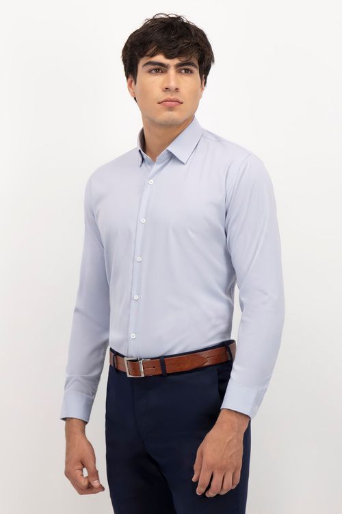 Camisa Formal Milk Touch Slim Fit