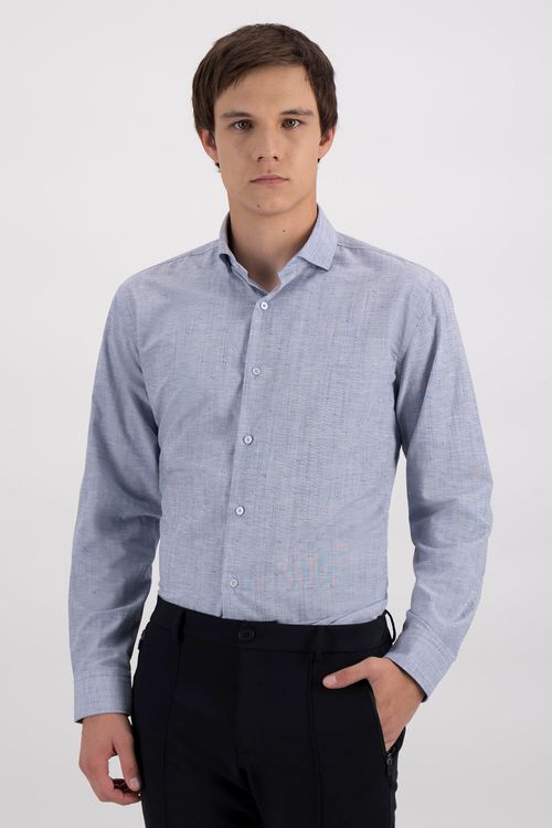 Camisa Formal Linen Slim Fit