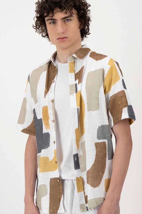 Camisa Casual Slim Fit Lmental