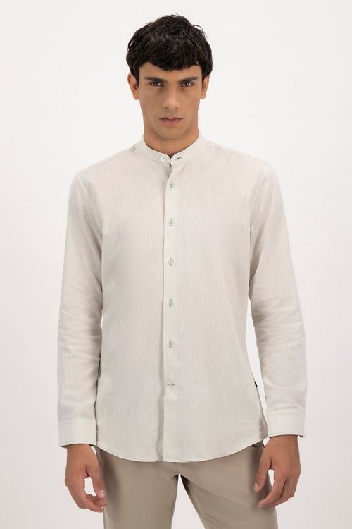 Camisa Casual Linen Slim Fit Lmental
