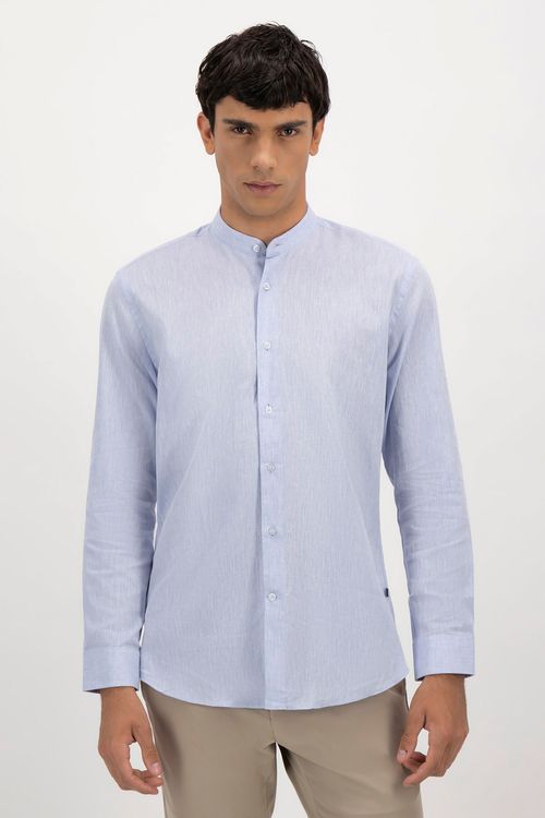 Camisa Casual Linen Slim Fit Lmental