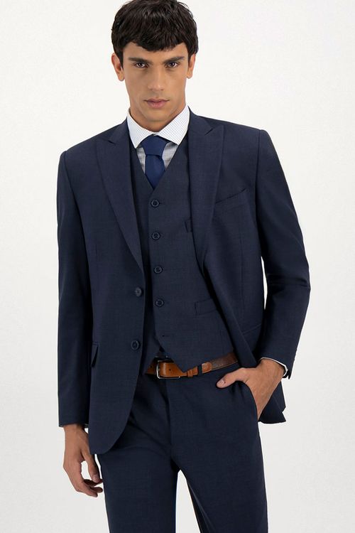 Traje Trio Contemporary Fit Fresco Di Lana Lamberti