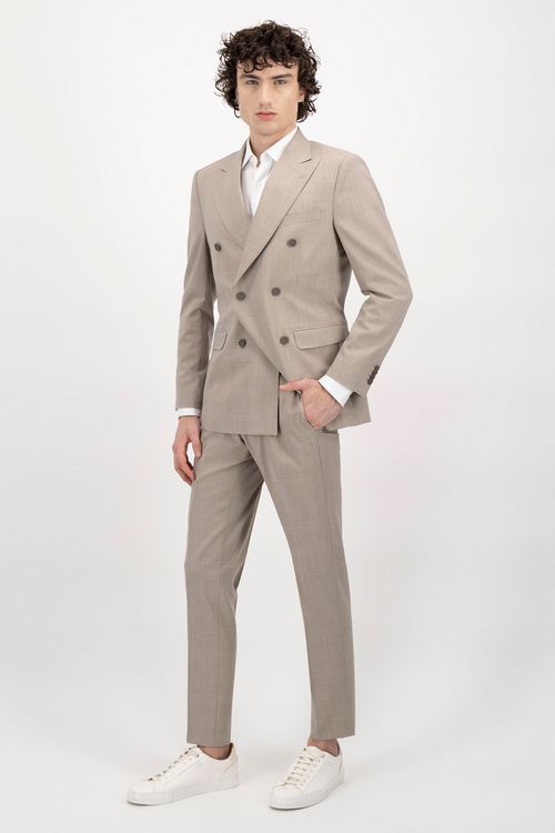 Traje Fresco Di Lana Slim Fit Lamberti