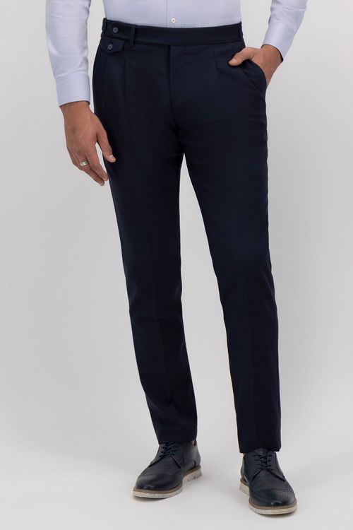 Pantalón Formal Fresco Di Lana Slim Fit Lamberti