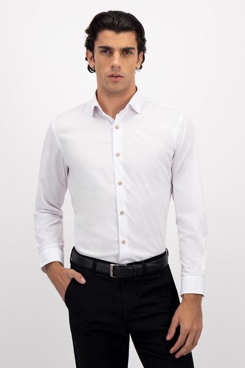Camisa Formal Tlaolli Slim Fit