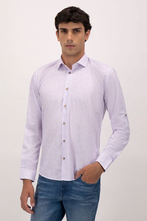 Camisa Casual Tlaolli Slim Fit