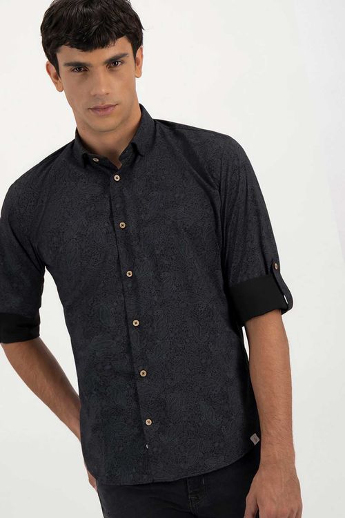 Camisa Casual Tlaolli Slim Fit Lamberti