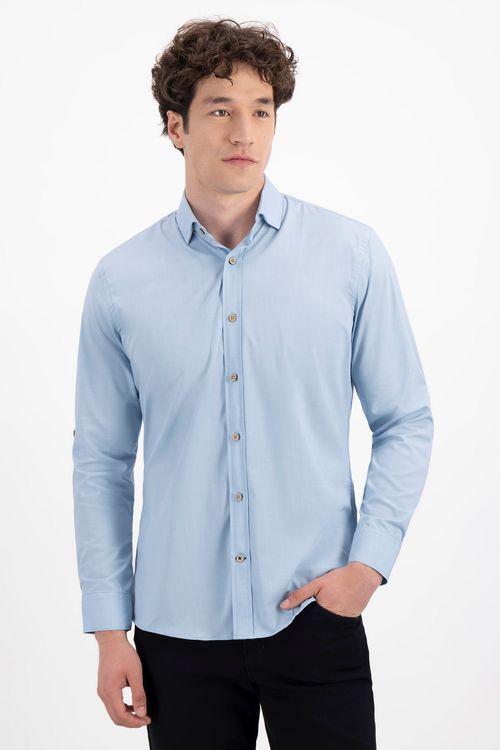 CAMISA CASUAL TLAOLLI SLIM FIT MENS FASHION