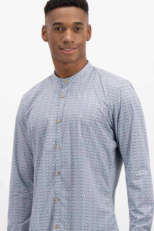 CAMISA CASUAL TLAOLLI SLIM FIT MENS FASHION