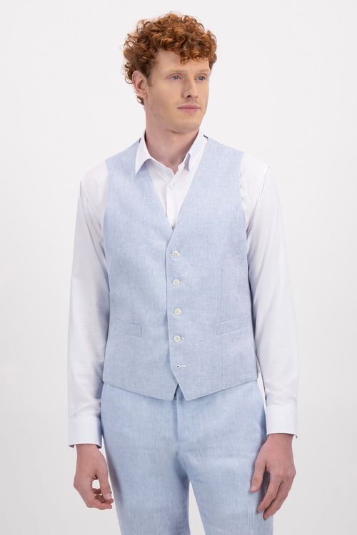 Chaleco Vestir Caballero Formal Slim Fit  Lino Lmental