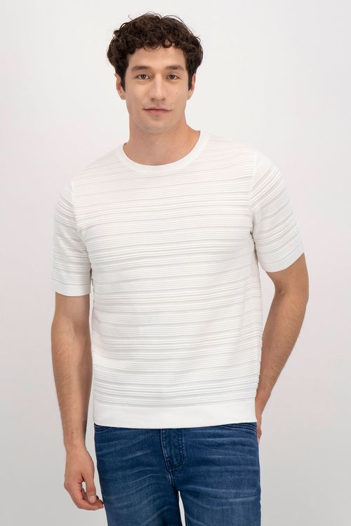 Suéter Textura Lineal Slim