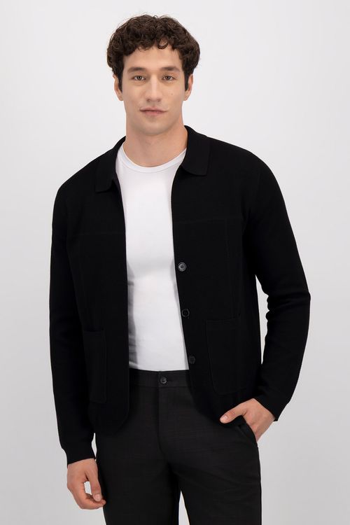 Suéter Polo Tejido Slim