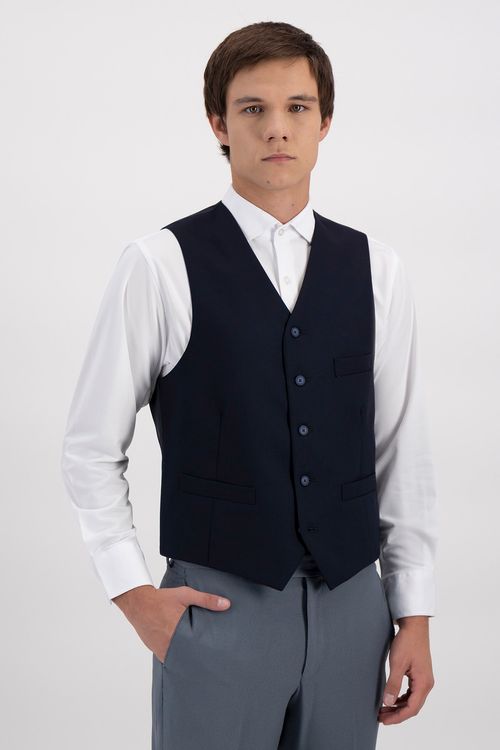 Chaleco Formal Fresco Di Lana Contemporary Fit