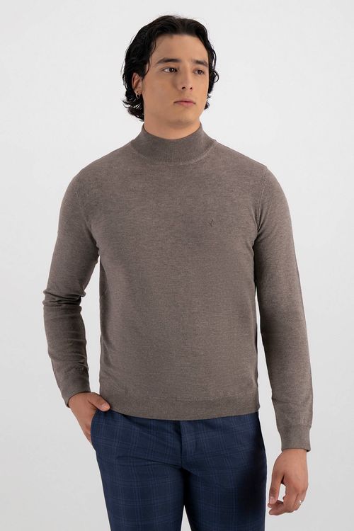 Suéter Cuello Mock Slim