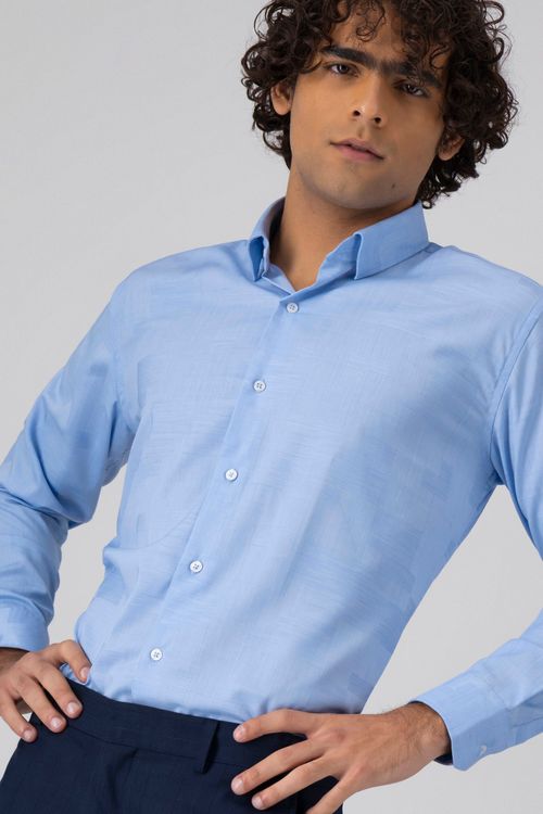 Camisa Formal Milk Touch Slim Fit Lmental